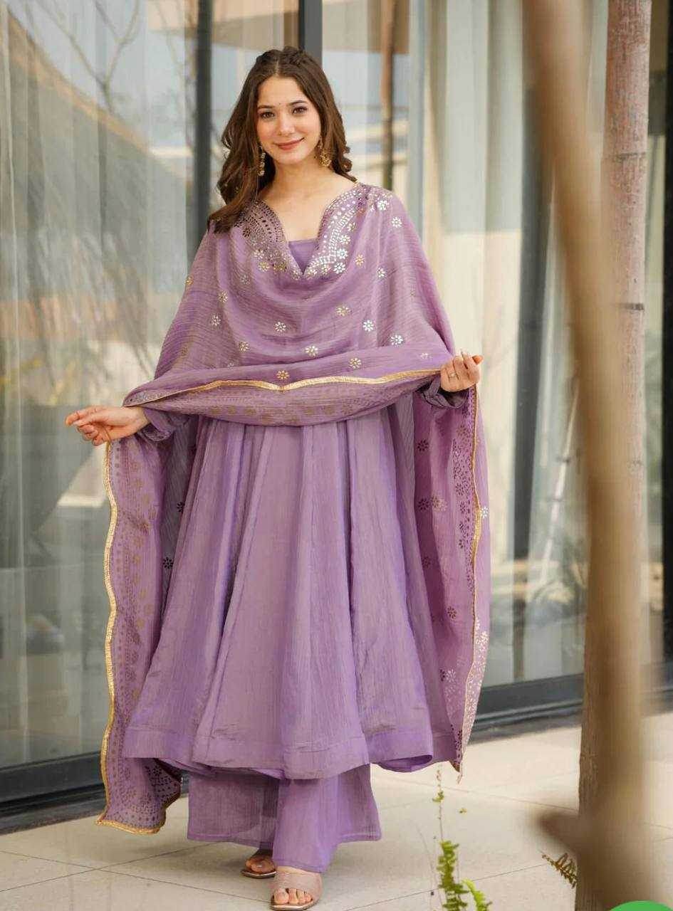 Heavy Designer Silk Gown - MYLUXURY LANE ENTERPRISE
